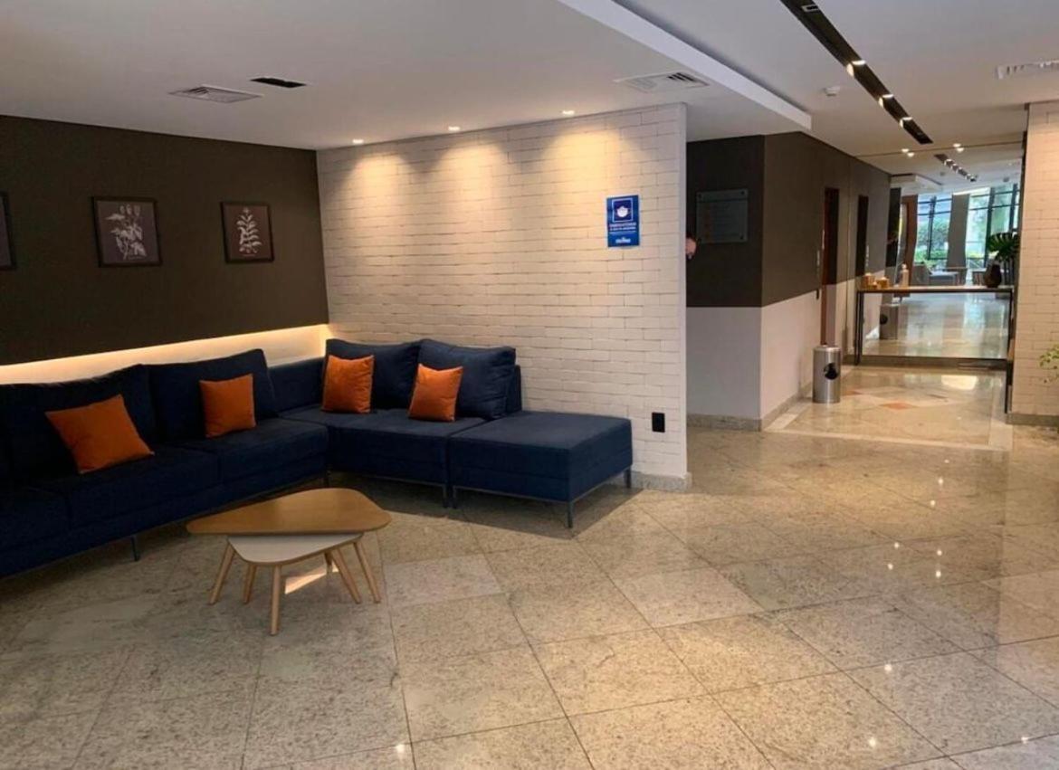 Flat No Hotel Cosmopolitan Com Estacionamento Gratis E Piscina Santos  Exterior photo